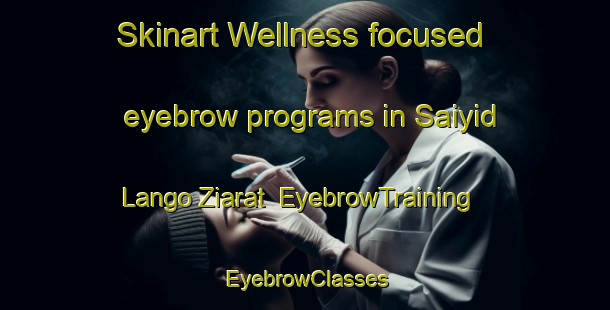 Skinart Wellness-focused eyebrow programs in Saiyid Lango Ziarat | EyebrowTraining | EyebrowClasses | SkinartTraining-Pakistan