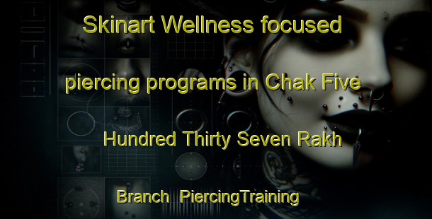 Skinart Wellness-focused piercing programs in Chak Five Hundred Thirty Seven Rakh Branch | PiercingTraining | PiercingClasses | SkinartTraining-Pakistan